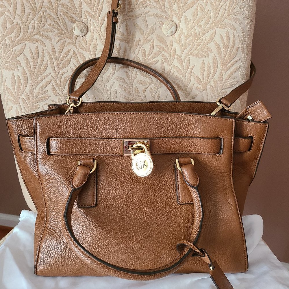 Michael Kors Saddle Brown Leather Bag
